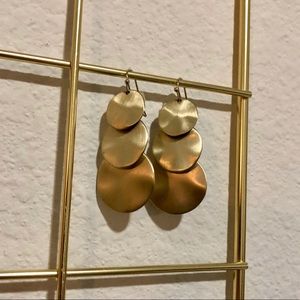 LOFT Gold Hanging Earrings